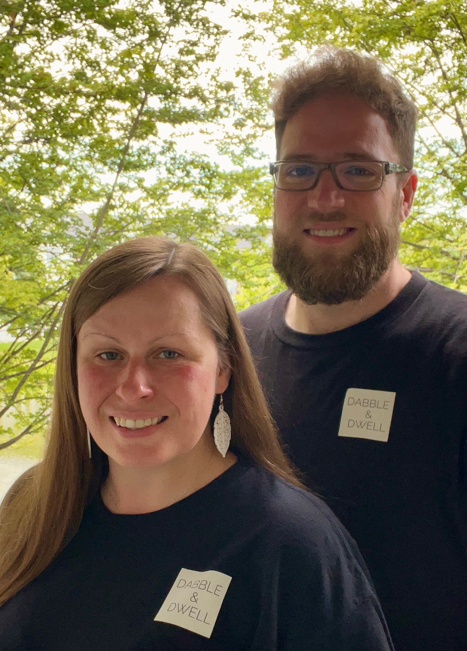 Katie and David, the makers behind Dabble and Dwell